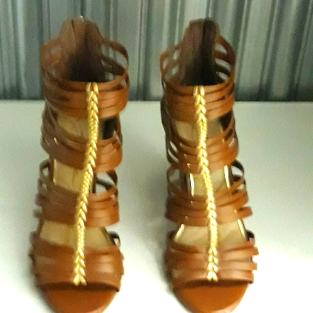 Jessica Simpson wedge strap heels